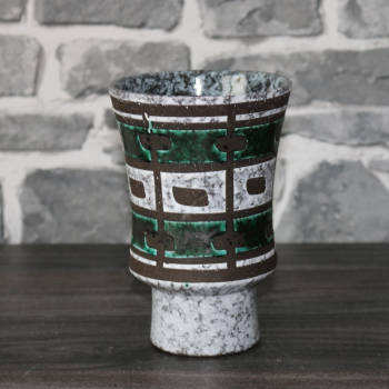 Strehla VEB Vase / 1234 / 1960-1970s / EGP East German Pottery / Ceramic GDR